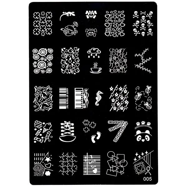 XL Stamping plate for nails 005