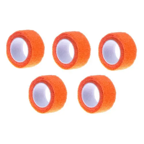 Protective plaster finger tape - orange, 5pcs