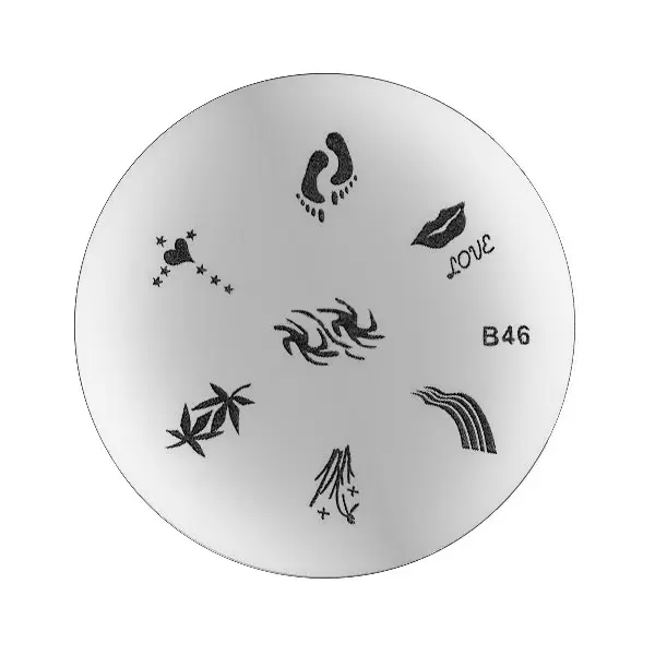 B46 Ornament stamping plate