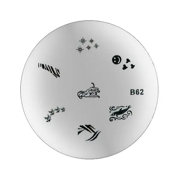 B62 - Nail art stamping plate