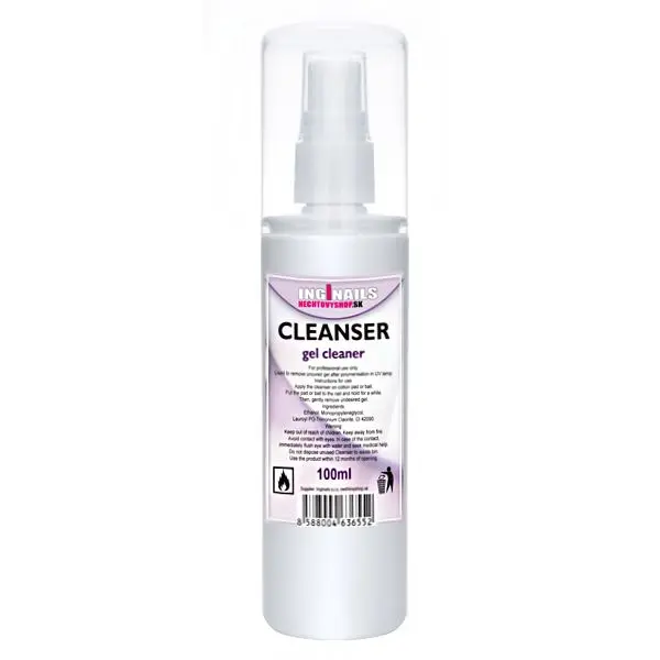 Nail Cleanser Inginails - clear with a dispenser, 100ml