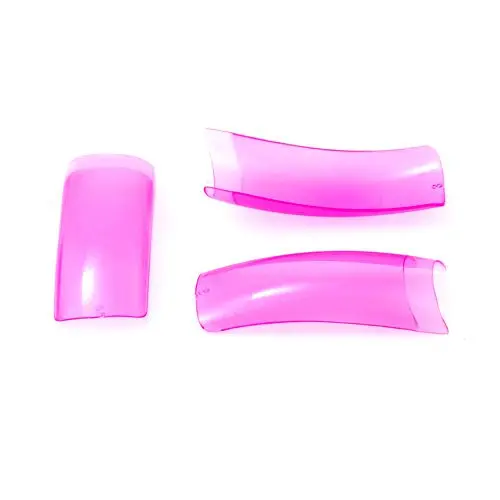 Cyclamen transparent tips Inginails, 100pcs box