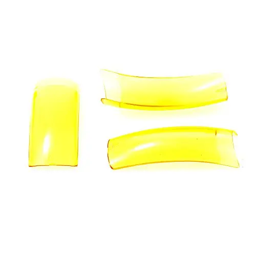 Transparent false nails Inginails 100pcs - yellow-orange