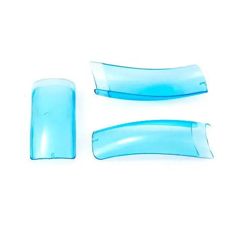 Transparent false nails Inginails 100pcs - azure blue