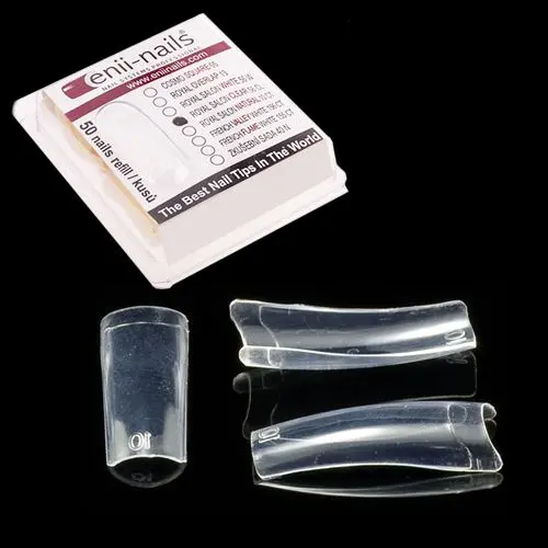 50pcs nail tips no.1 - Royal Clear