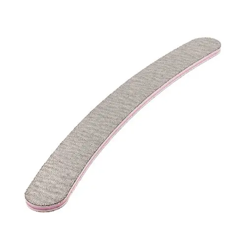 Inginails Professional sanding file, zebra banana - pink centre, 100/180