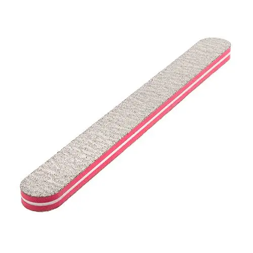 Inginails Nail file with red double centre, zebra - 80/80