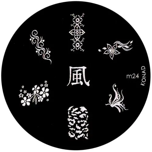 Metal plate designed for stamping nails, m24