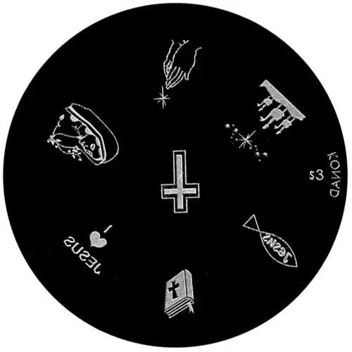 Nail stamping plate S3 - various motifs