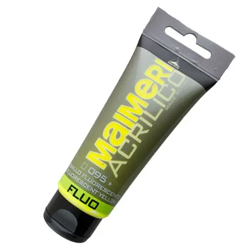 Acrylic colour Polycolor - FLUO - 095 Fluorescent Yellow 75ml