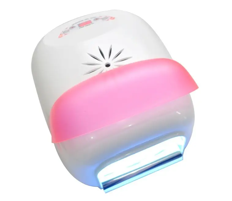 4-bulb digital UV Lamp/drier - neon pink - 36W up to 600s.