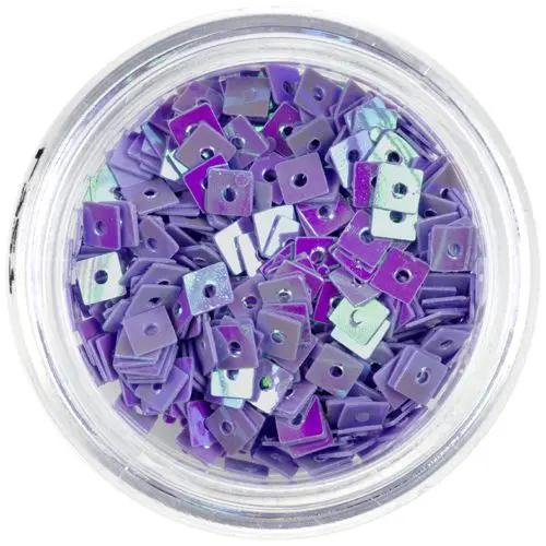 Decorative Squares with Hole - Light Purple