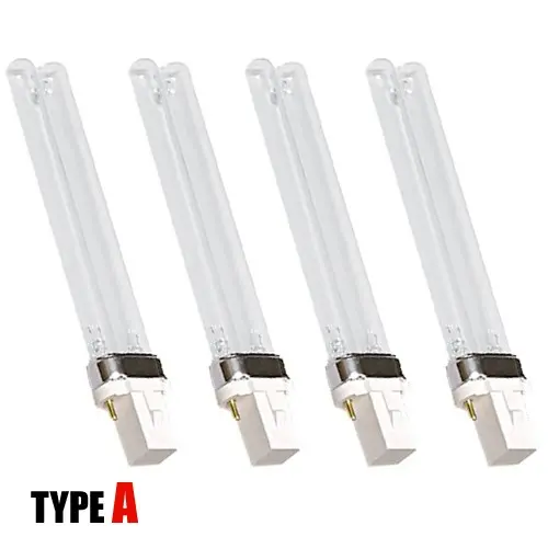 Replacement ENF bulbs for UV lamps - type A, 4pcs