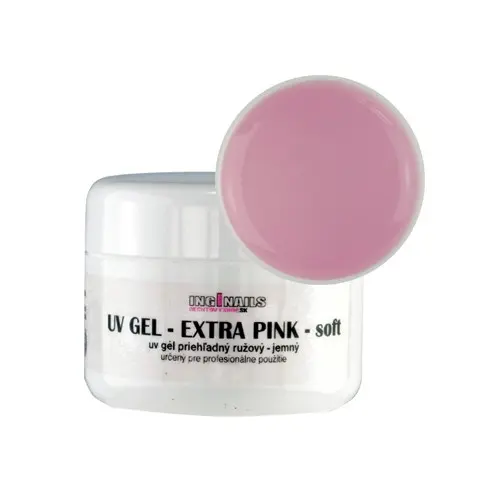 UV gél Inginails - Extra Pink Soft 25g