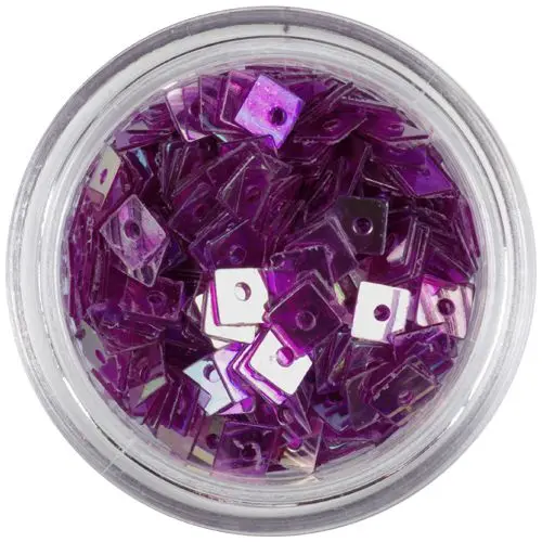 Decorative Squares with Hole - Dark Pink