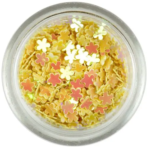 Small flower confetti – yellow