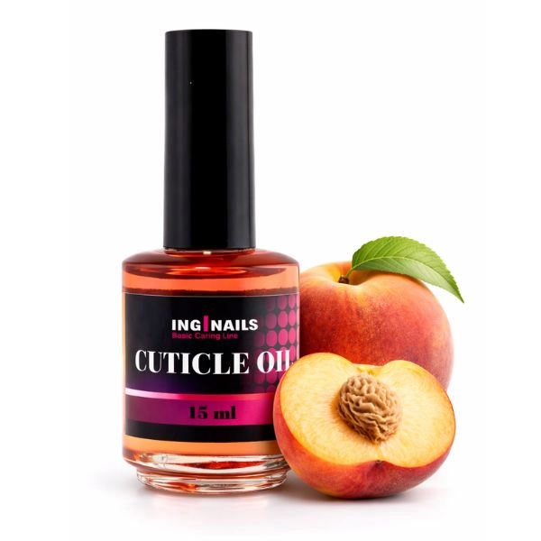 Regenerating cuticle oil Inginails , Cuticle Oil PEACH ORANGE - 15ml