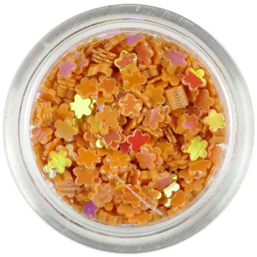 Small flower confetti – orange