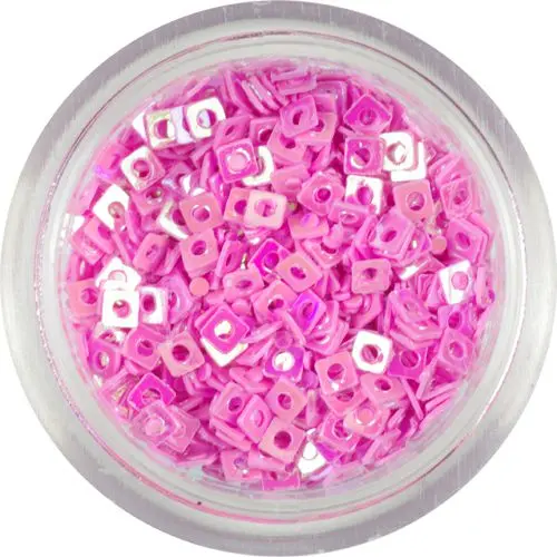 Confetti with Hole - Small Pink Squares