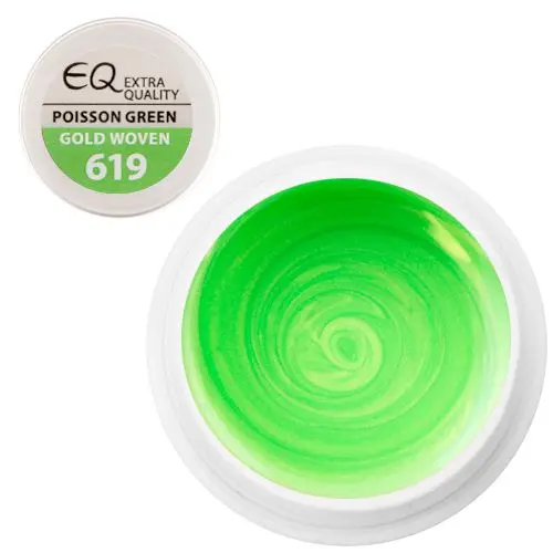 Extra Quality UV gel - 619 Gold Woven – Poisson Green 5g
