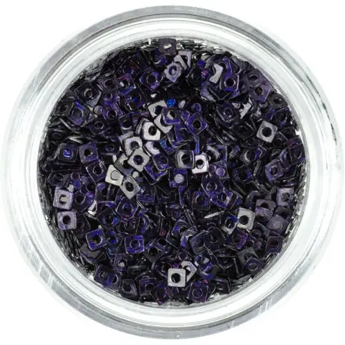 Hologram Squares with Hole - Black