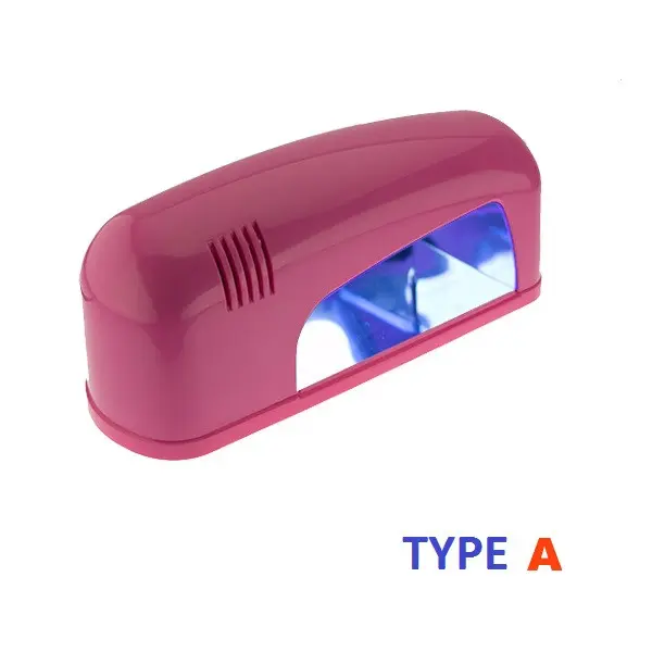 1-bulb UV lamp pink, 9W + UV GEL 5g FOR FREE