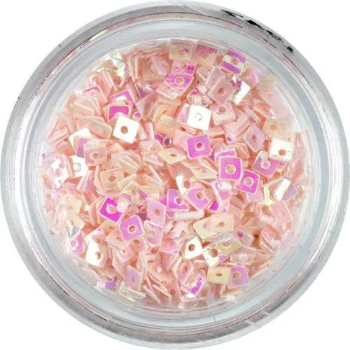 Light Pink Squares - Decoration with Hole