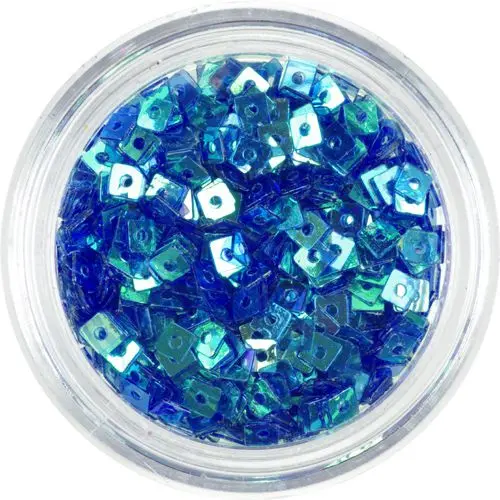 Decorative Squares with Hole - Dark Blue