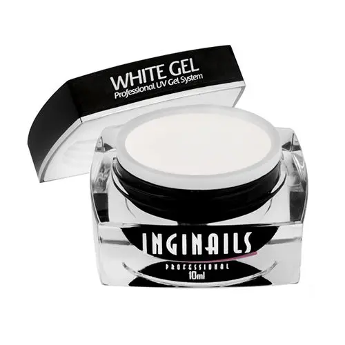 White Gel 10ml - white builder gel Inginails Professional 