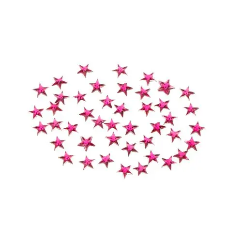 Pink rhinestones, stars