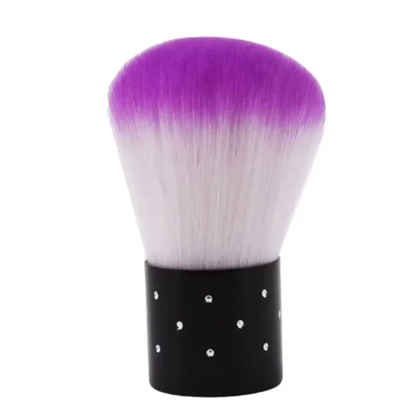 Brush for dusting nails - violet