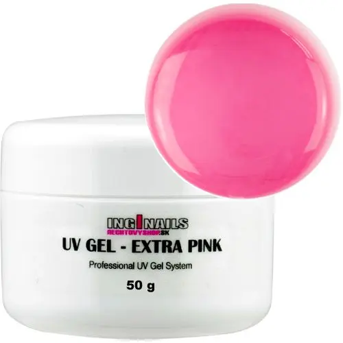 UV gel Inginails - Extra Pink, one step transparent 5g