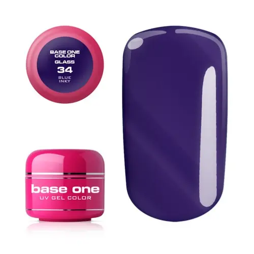 Gel Silcare Base One Color - Blue Inky 34, 5g