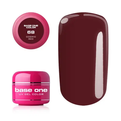 Gel Silcare Base One Color - Cosmic Red 68, 5g