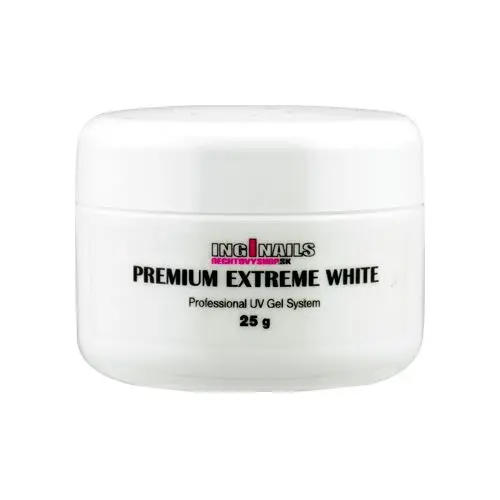 UV gel Inginails - Premium Extreme White 25g 
