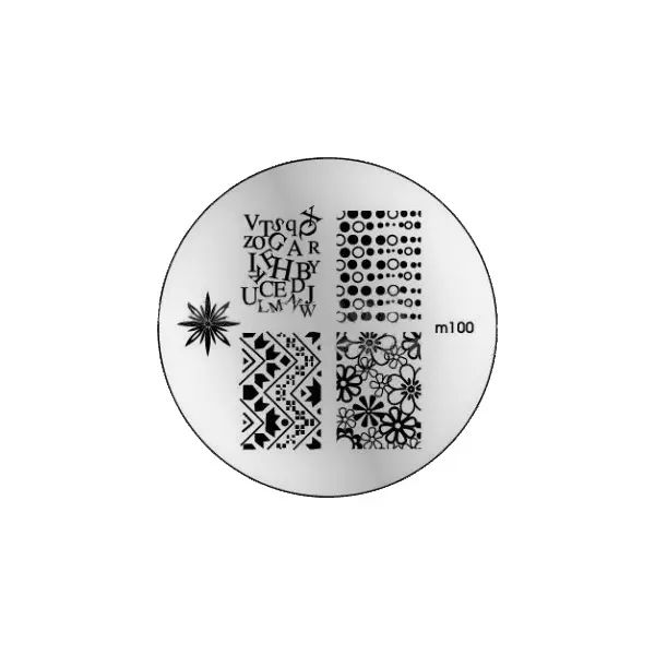 Stamping plate M100 - various motifs