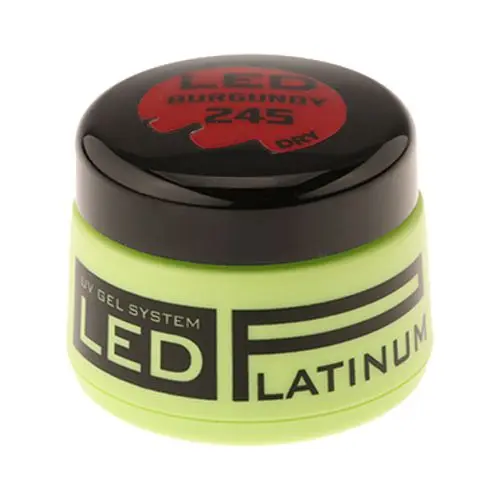 Burgundy 9g – LED UV coloured gel 245