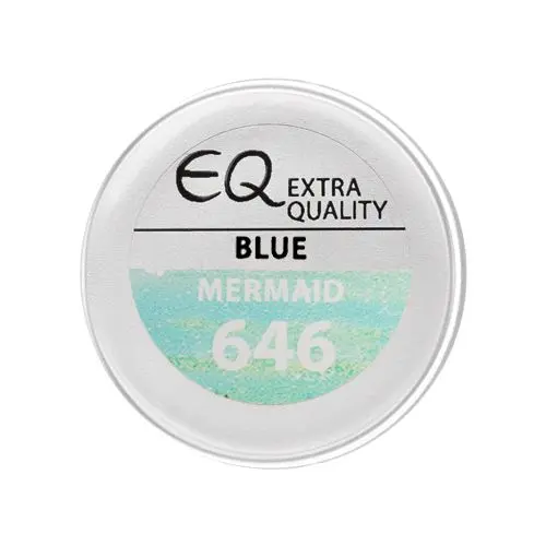 Extra Quality UV gel - MERMAID - 646 BLUE, 5g