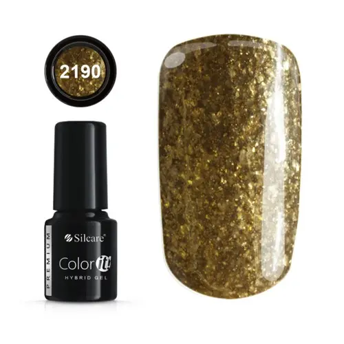 Gel polish -Silcare Color IT Premium Gold 2190, 6g