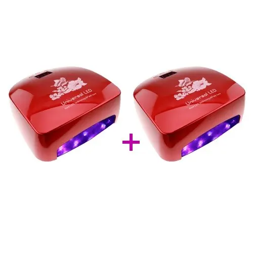 2 x red LED UV lamp - 66W