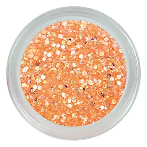 Fluorescent glitter powder - Neon Orange