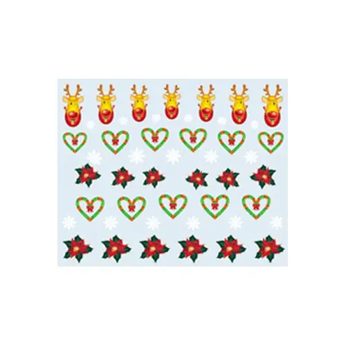 Nail art stickers with Christmas motif - 034