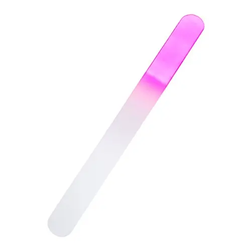 Glass nail file - pink, big