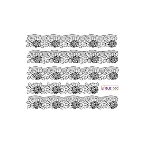 Water decals with lace motif – 1500
