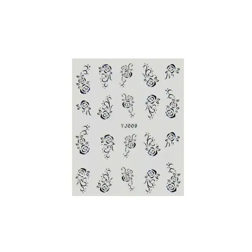 3D nail art stickers – flowers - J009