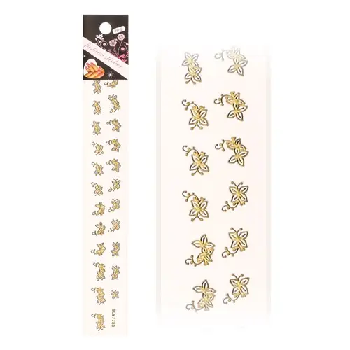 3D stickers – gold butterflies - BLE778D