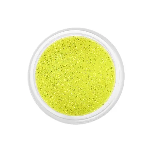 Big glitters - neon yellow, 5g