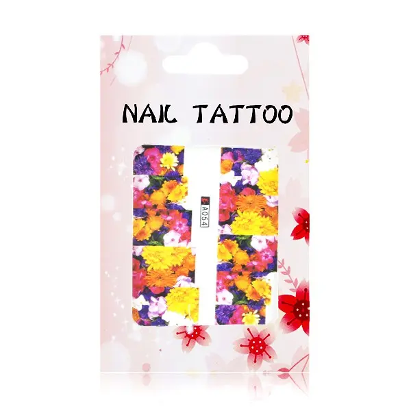 Luxurious water decals – Flowers – A054