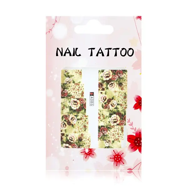 Luxurious water decals – Flowers – A086