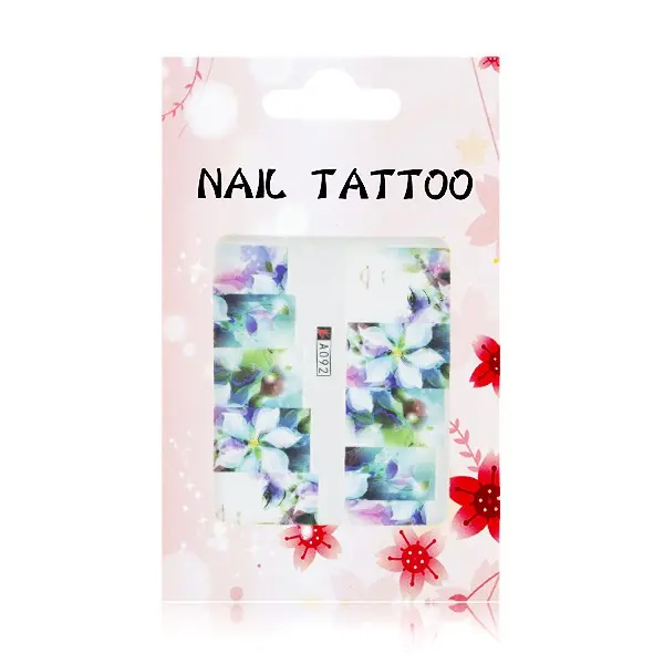 Luxurious water decals – Flowers – A092